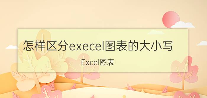 怎样区分execel图表的大小写 Excel图表